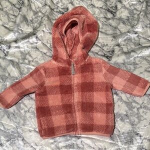 Bass Pro Shops Kids Pink Plaid Hoodie